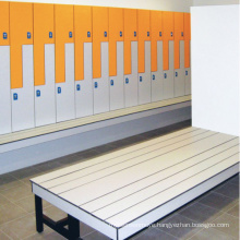 compact hpl panel wardrobe for bedroom / gym storage locker china factory